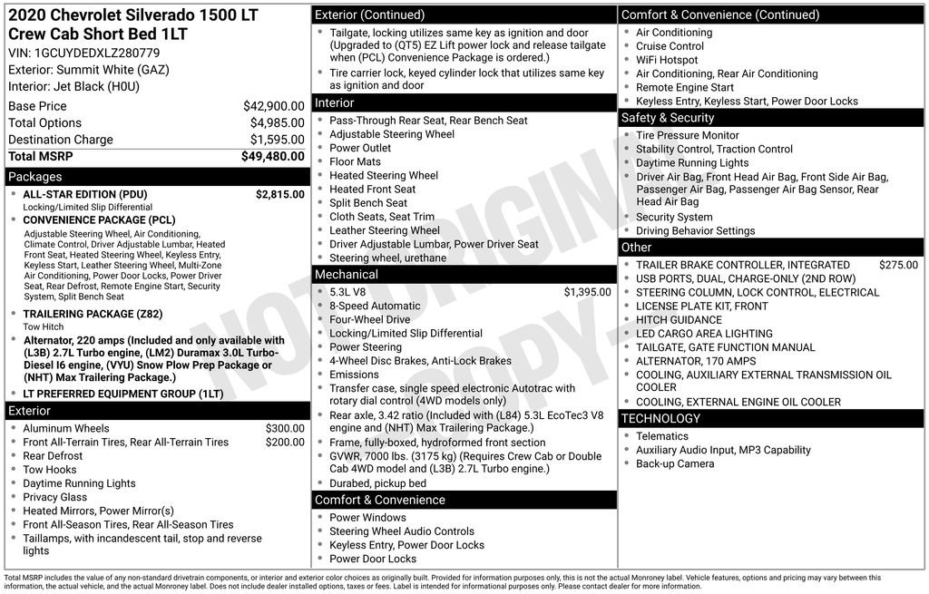 Used 2020 Chevrolet Silverado 1500 LT w/ All-Star Edition AWD/4WD image 3