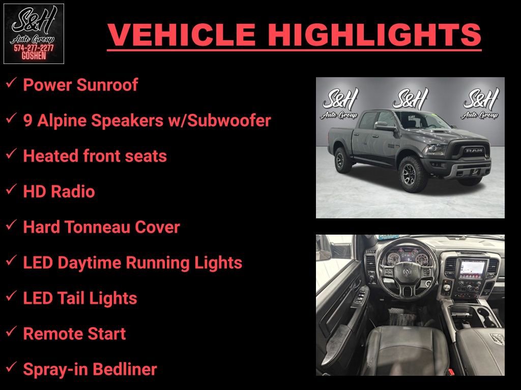 Used 2017 RAM 1500 Rebel w/ Luxury Group AWD/4WD image 3
