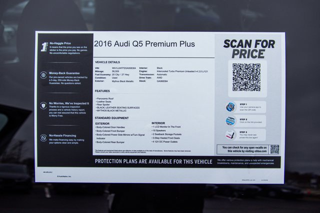 Used 2016 Audi Q5 2.0T Premium Plus w/ Technology Package image 29
