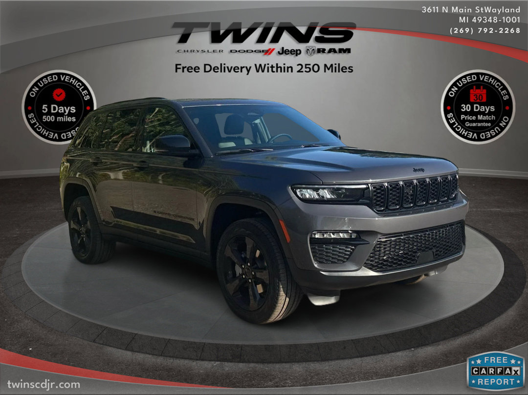 New 2025 Jeep Grand Cherokee Limited w/ Black Appearance Package