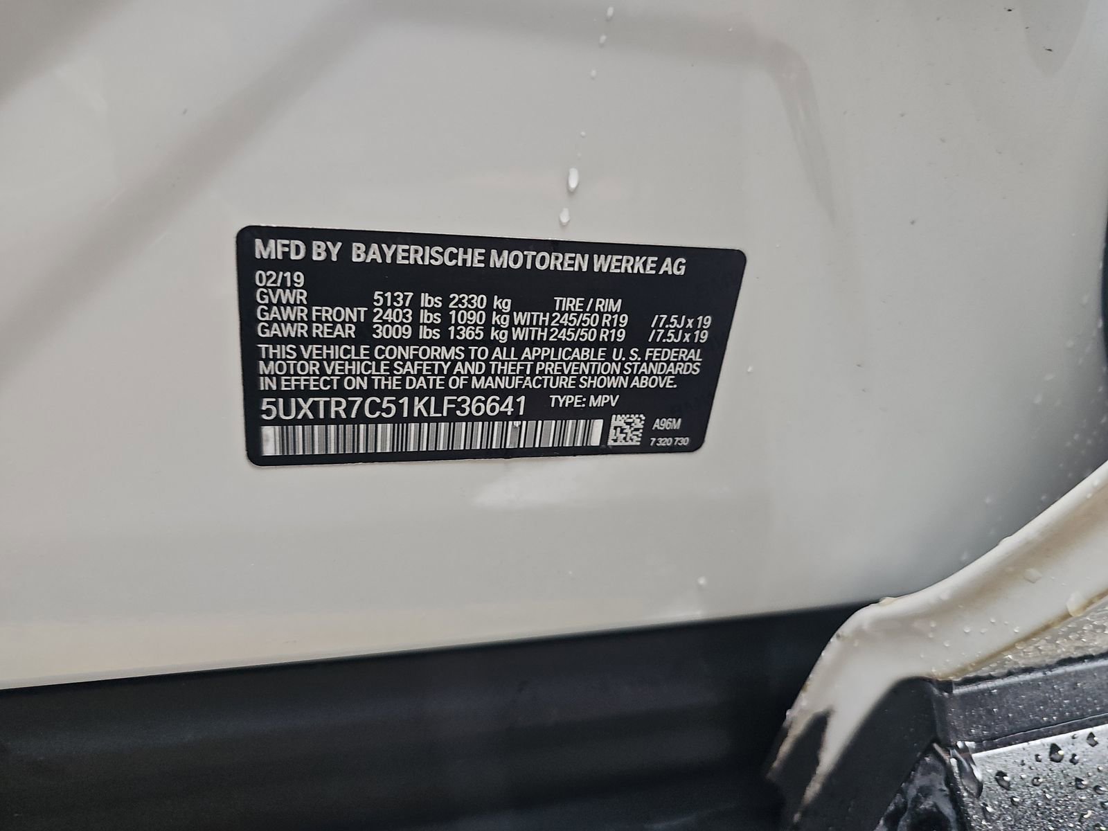 Used 2019 BMW X3 sDrive30i w/ Premium Package image 18