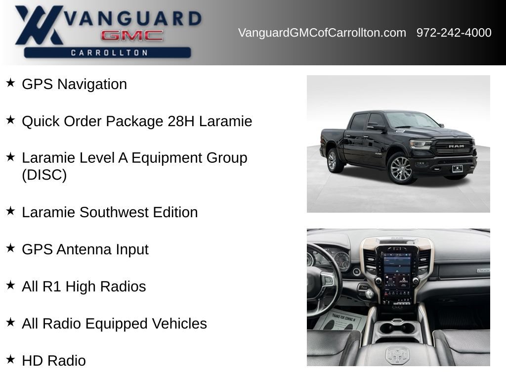 Used 2022 RAM 1500 Laramie w/ Laramie Southwest Edition RWD image 6