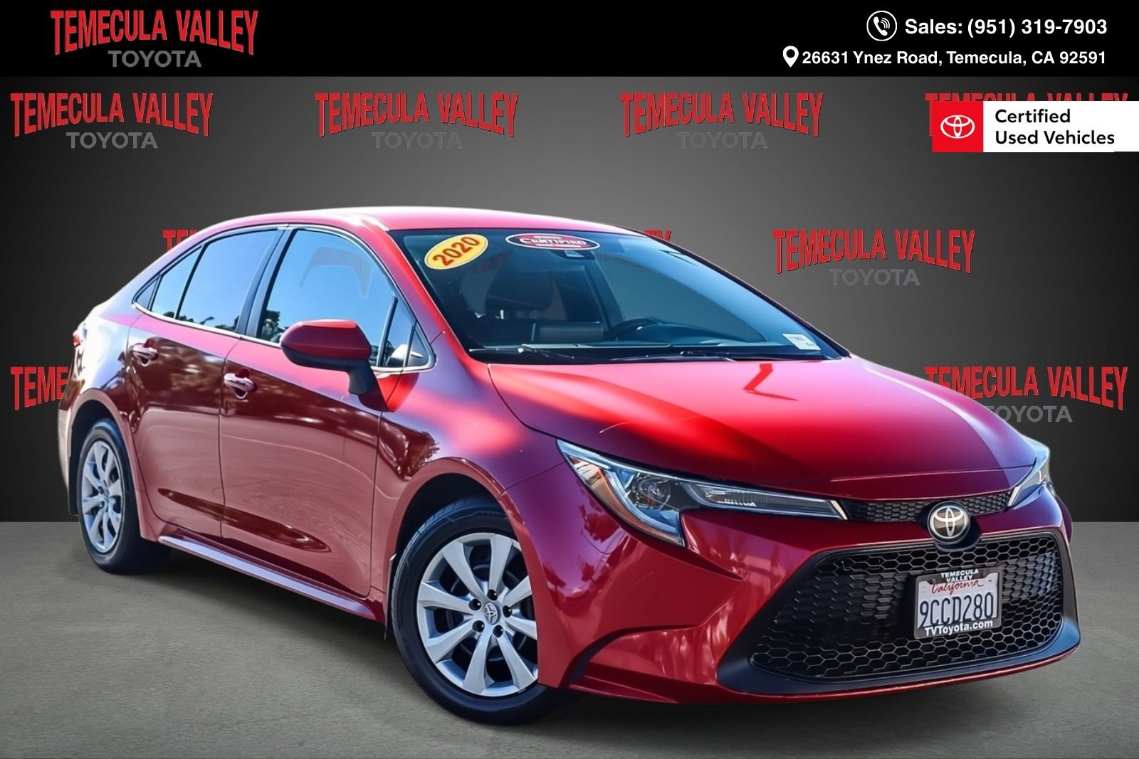 Certified 2020 Toyota Corolla LE image 1