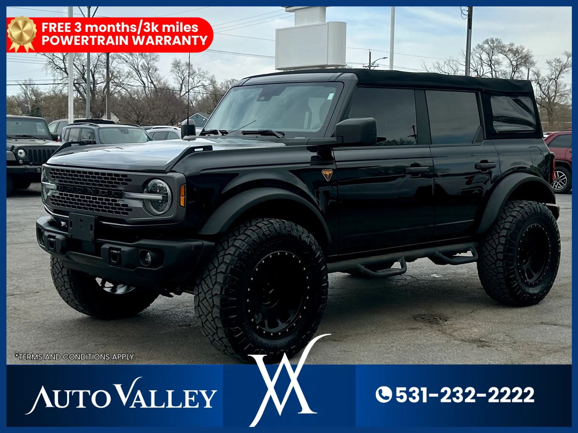 Used 2022 Ford Bronco Badlands w/ Sasquatch Package image 3