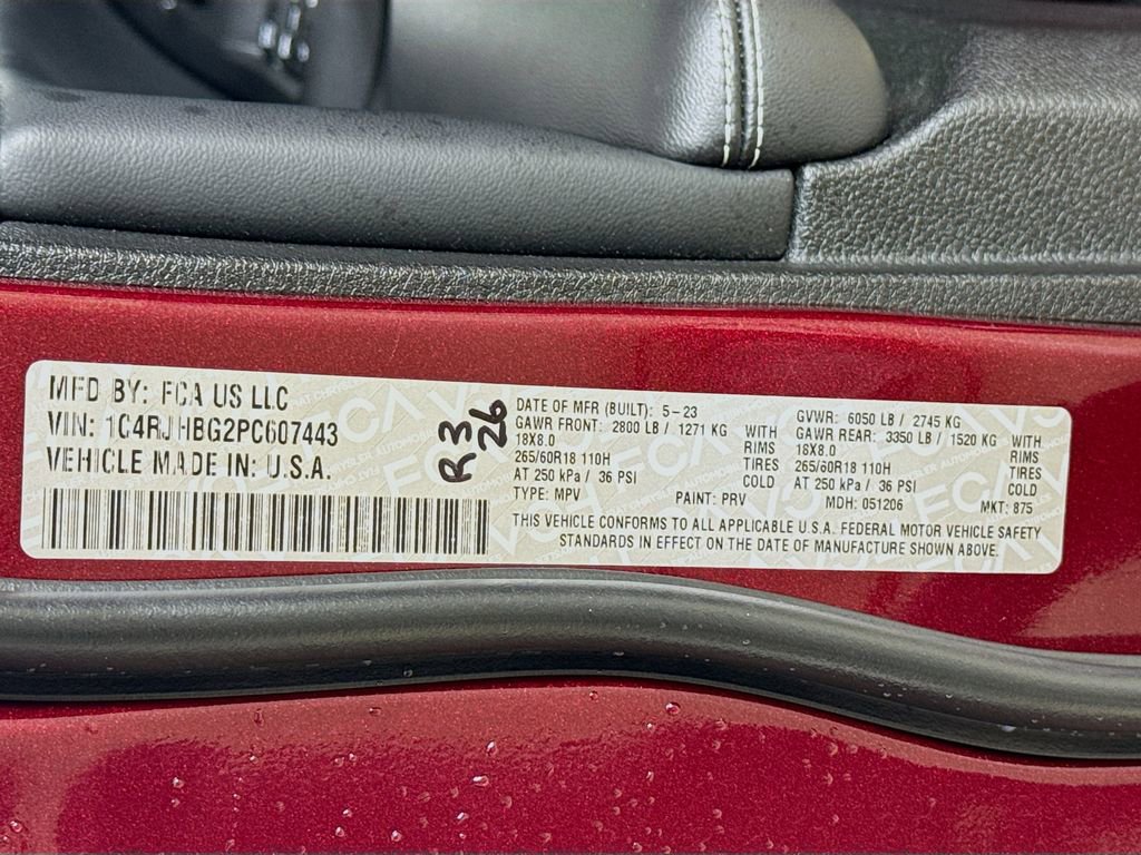 Certified 2023 Jeep Grand Cherokee Limited w/ Trailer Tow Prep Group (B) image 29