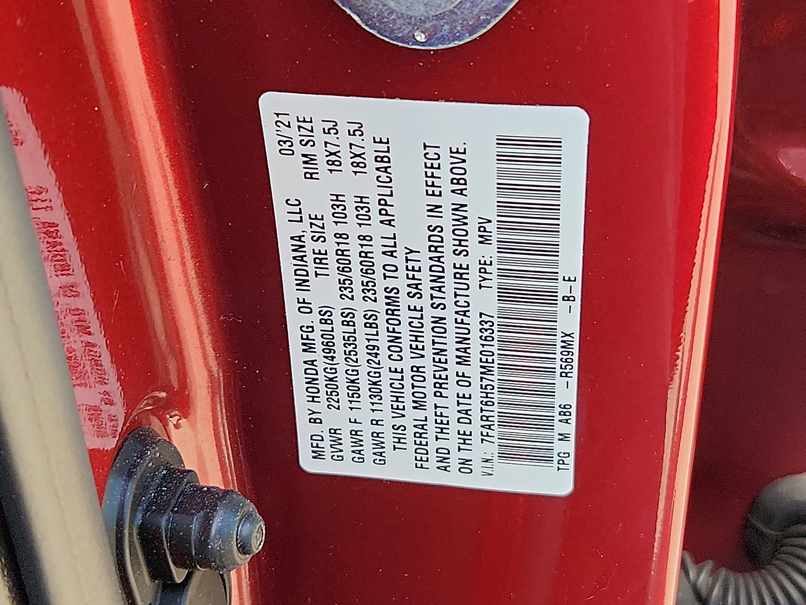 Certified 2021 Honda CR-V EX image 27