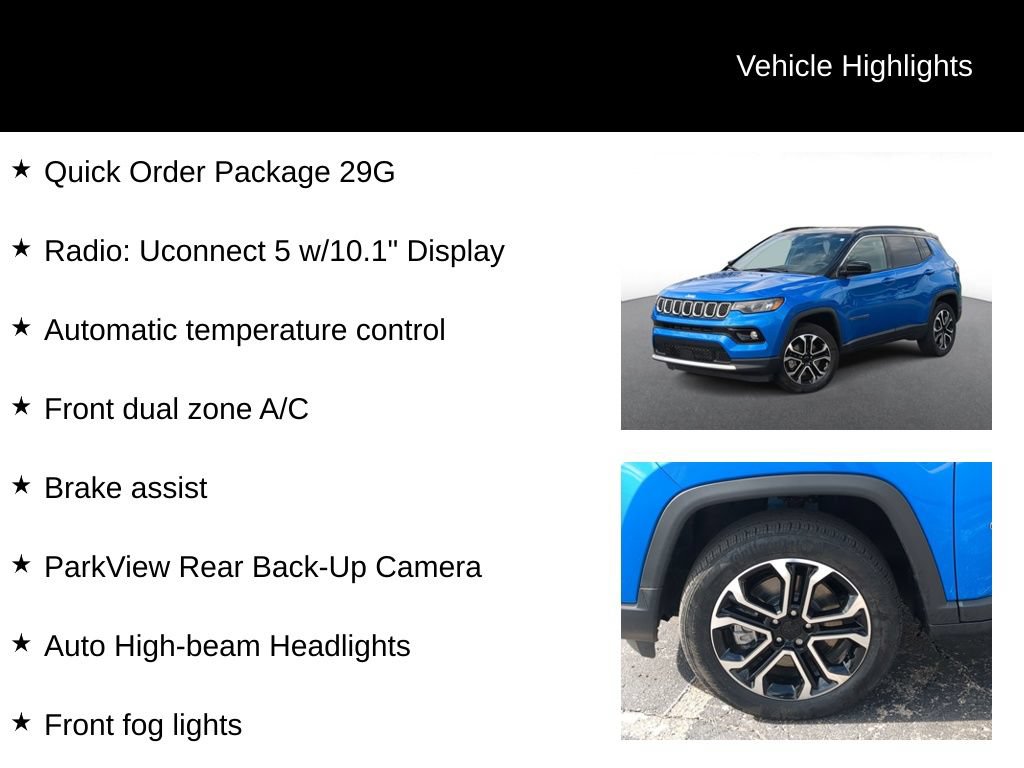 Used 2023 Jeep Compass Limited AWD/4WD image 7