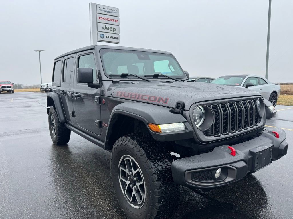 Used 2024 Jeep Wrangler Unlimited Rubicon w/ Technology Group image 1