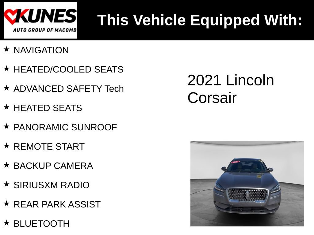 Used 2021 Lincoln Corsair Reserve AWD/4WD image 3