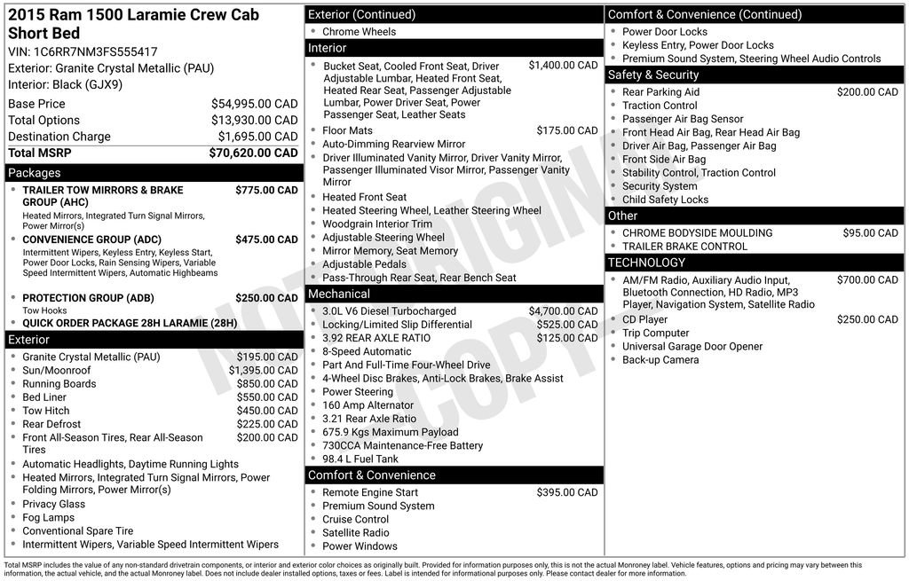 Used 2015 RAM 1500 Laramie AWD/4WD image 26
