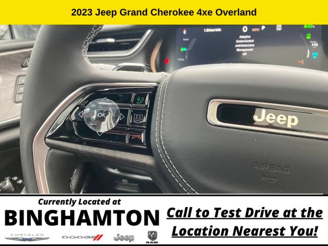 New 2023 Jeep Grand Cherokee Overland w/ Luxury Tech Group IV AWD/4WD image 14