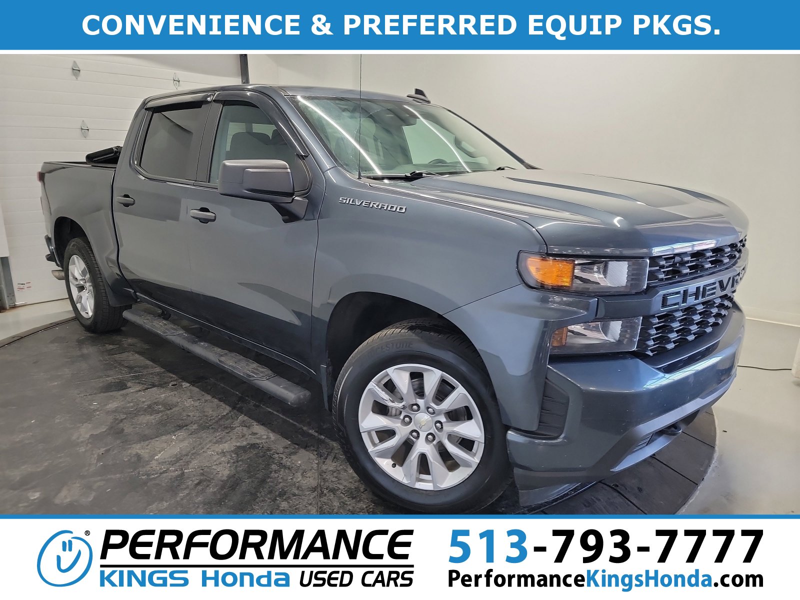 Used 2020 Chevrolet Silverado 1500 Custom w/ Custom Value Package image 1