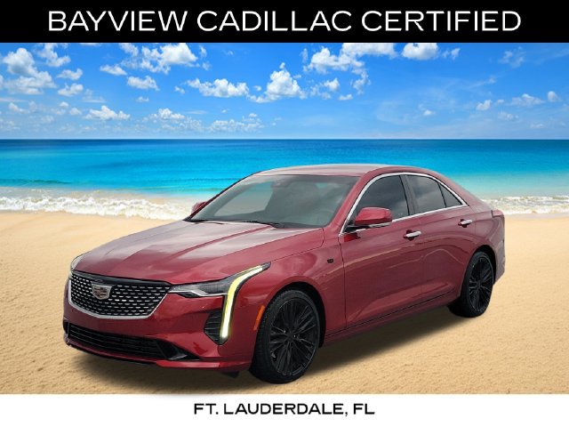 Certified 2023 Cadillac CT4 Premium Luxury w/ Climate Package RWD 360° Tour