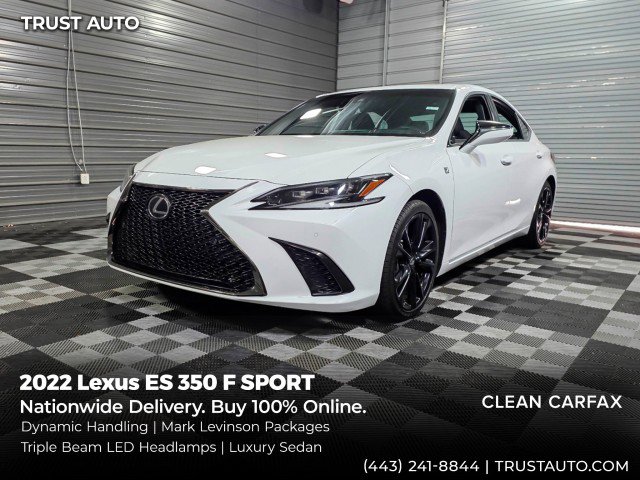 Used 2022 Lexus ES 350 F Sport FWD image 1
