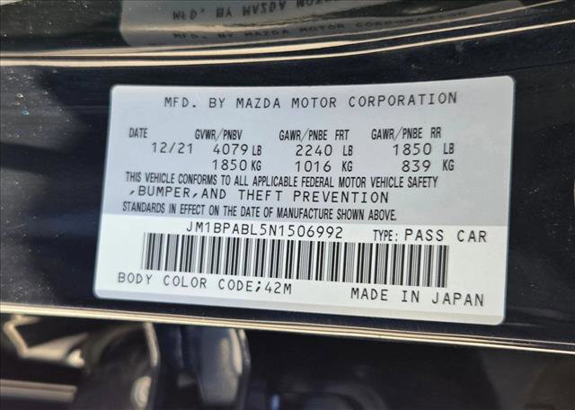 Used 2022 MAZDA MAZDA3 s FWD image 22