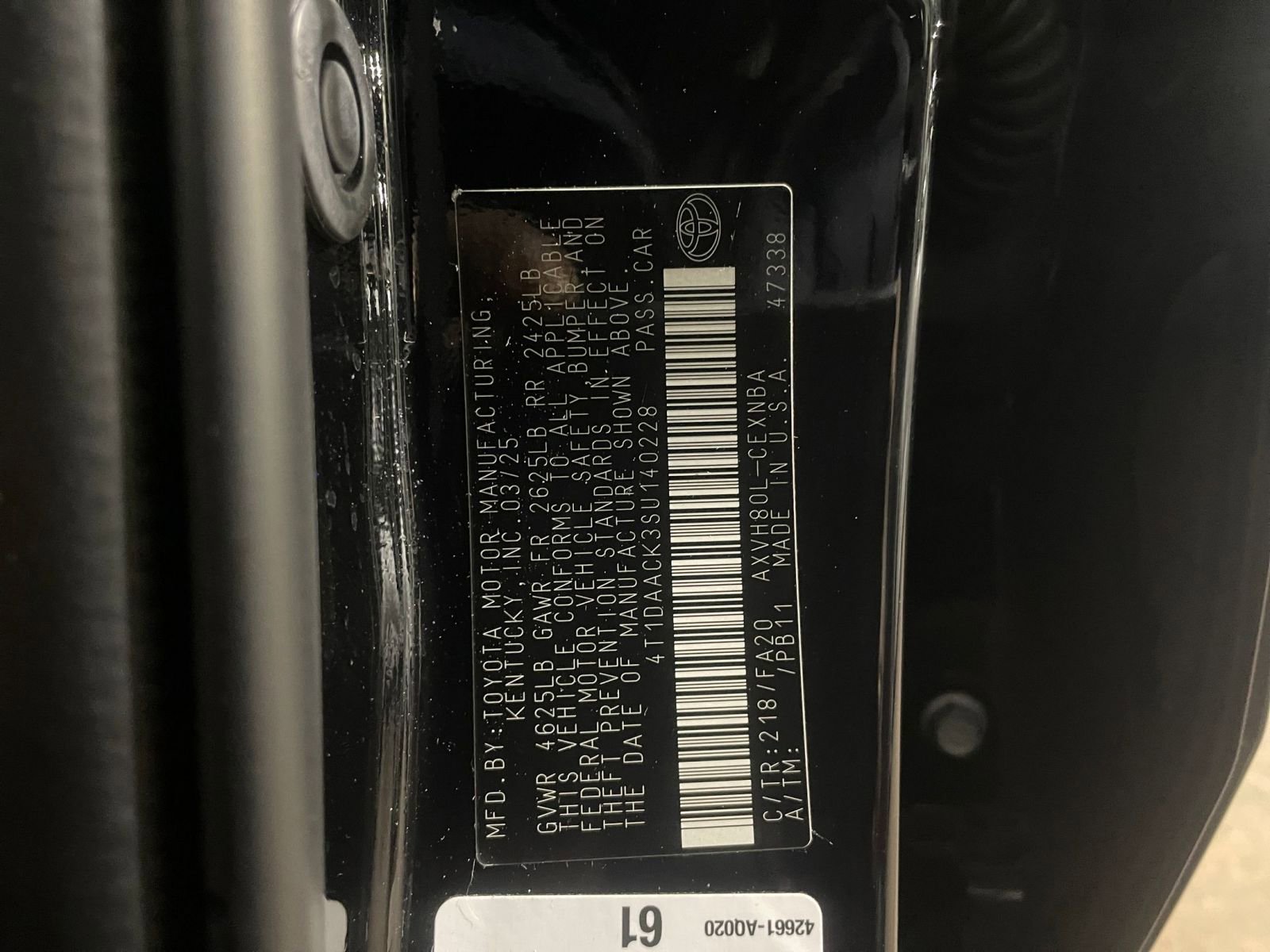 Used 2025 Toyota Camry LE image 28