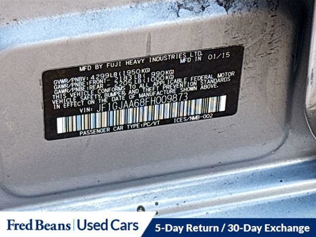 Used 2015 Subaru Impreza 2.0i AWD/4WD image 36