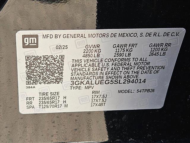 New 2025 GMC Terrain Elevation image 15