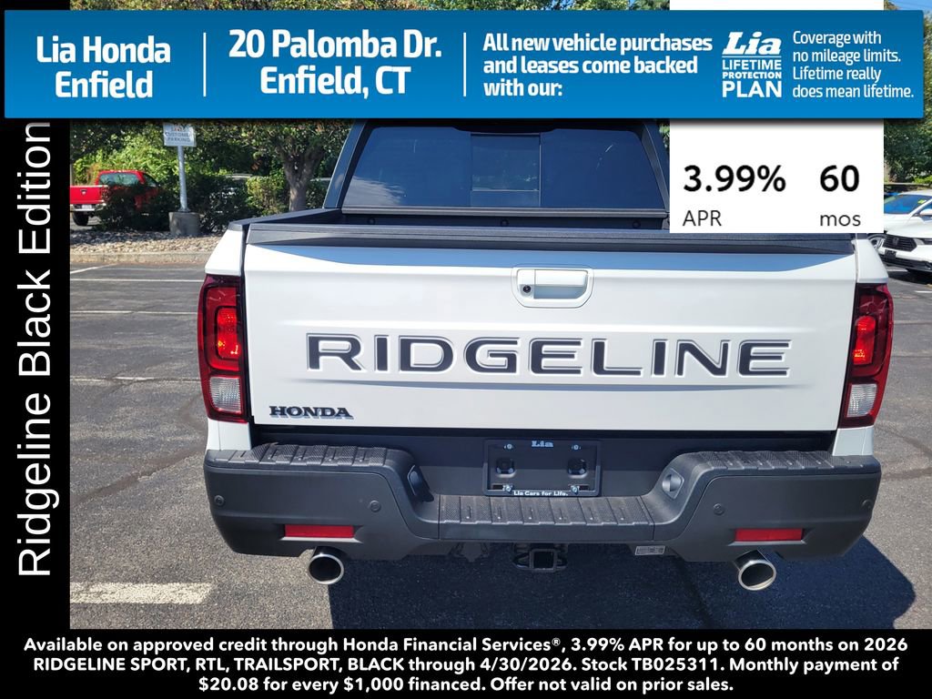 New 2026 Honda Ridgeline Black Edition image 4