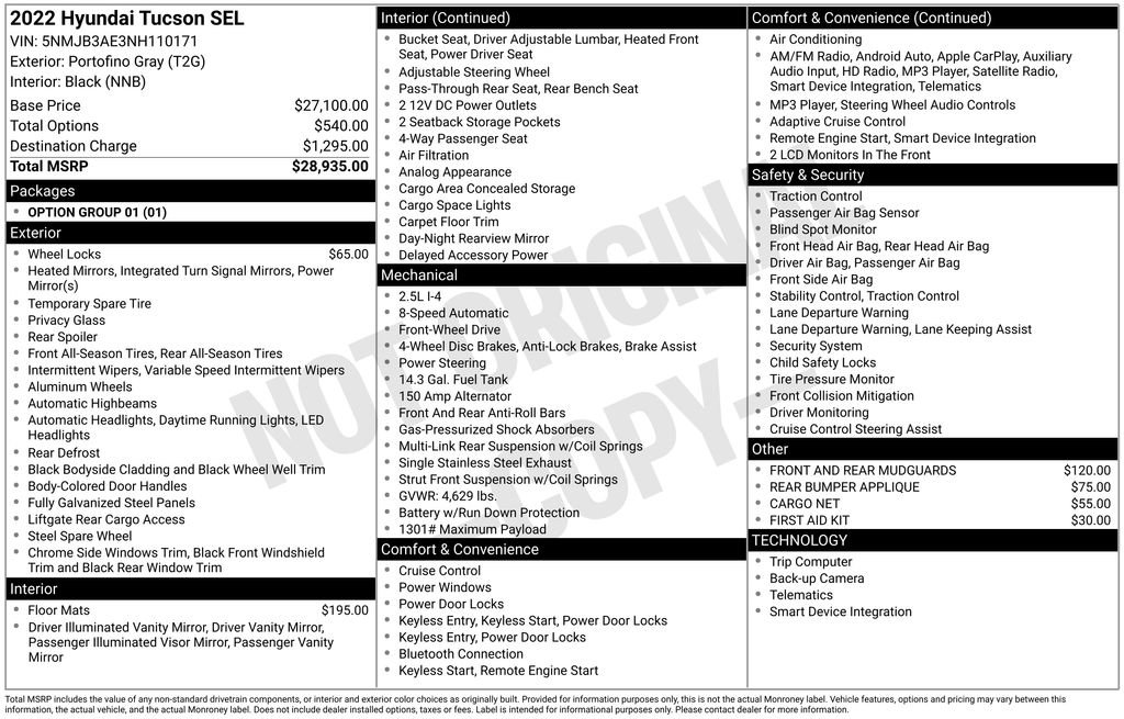 Used 2022 Hyundai Tucson SEL image 34