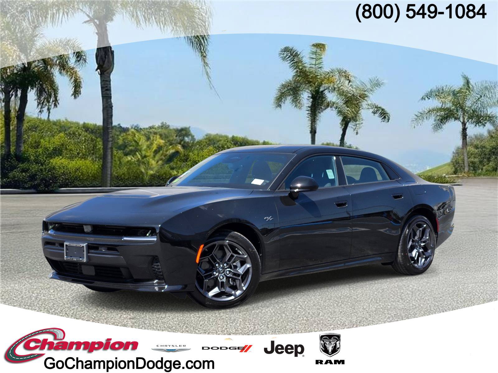 New 2026 Dodge Charger R/T w/ Blacktop Package AWD/4WD image 1