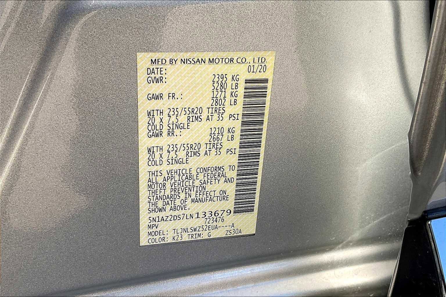 Used 2020 Nissan Murano Platinum image 31