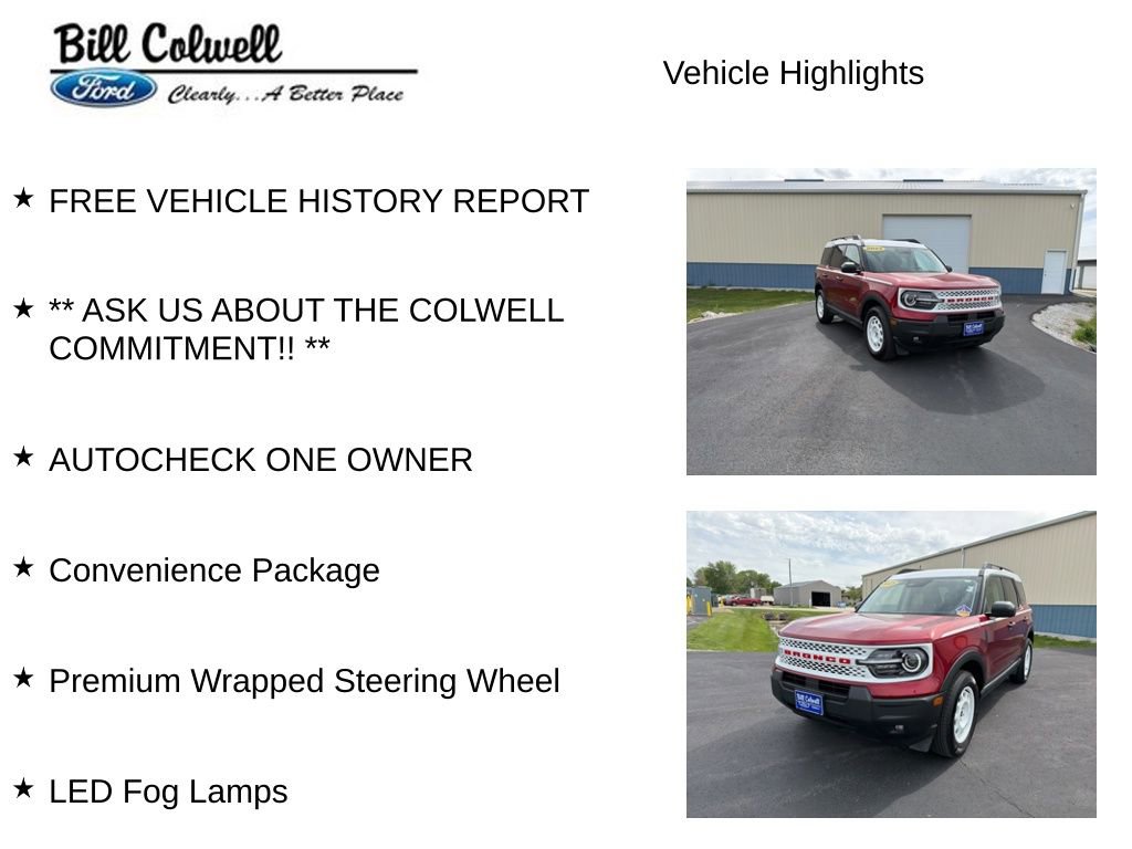 Used 2025 Ford Bronco Sport Heritage w/ Convenience Package AWD/4WD image 11