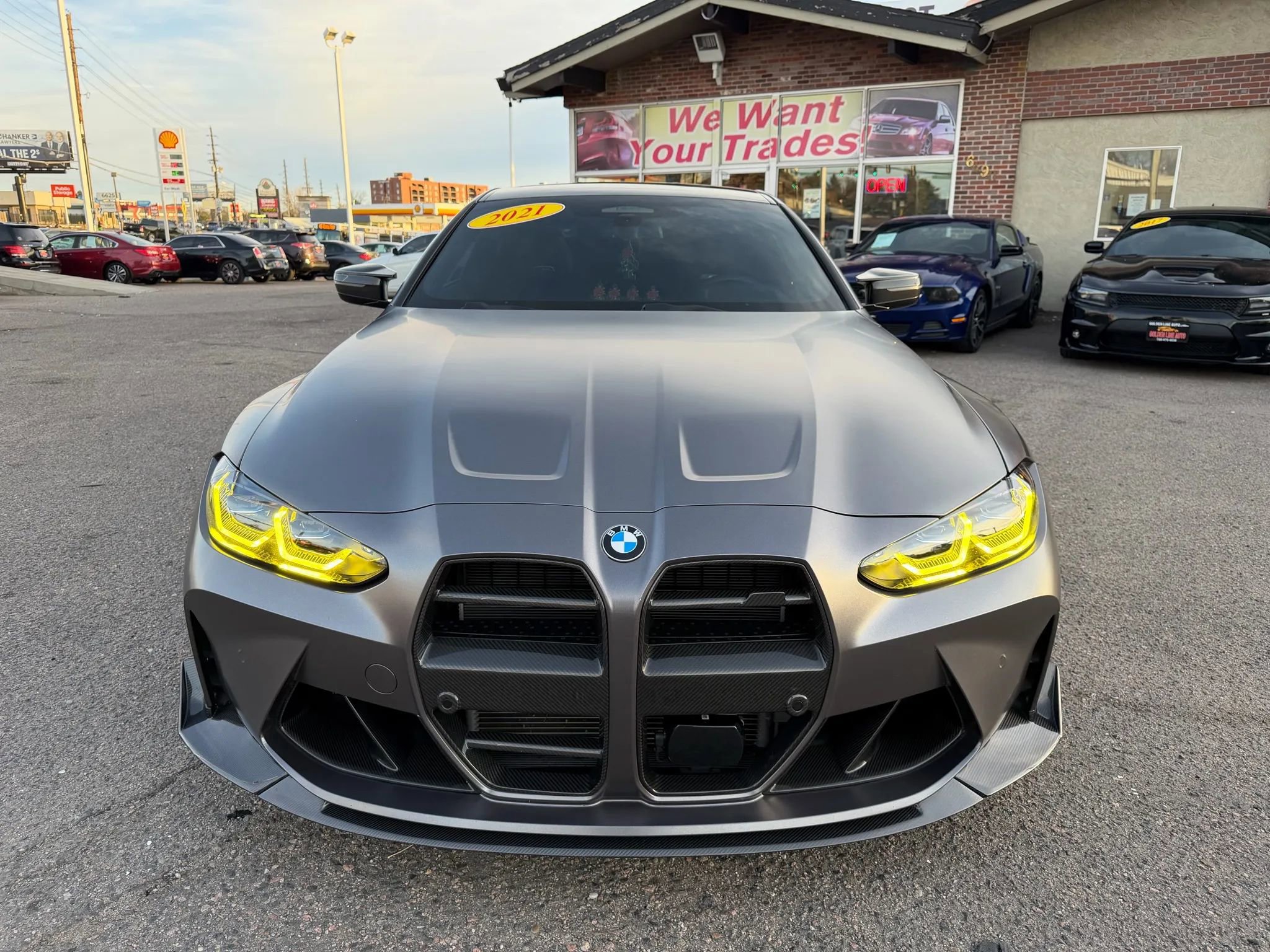 Used 2021 BMW M4 Competition w/ M Carbon Exterior Package image 3
