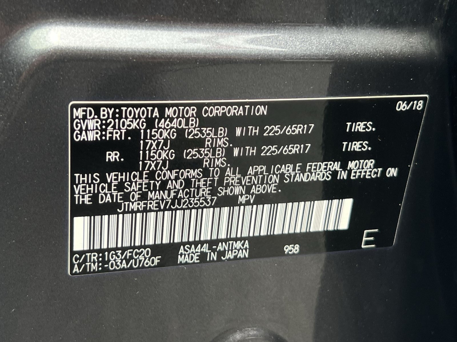 Used 2018 Toyota RAV4 XLE w/ Plus Extra Value Package AWD/4WD image 24