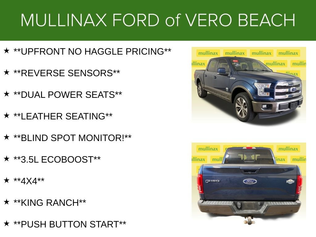 Used 2017 Ford F150 King Ranch w/ Equipment Group 601A Luxury image 5