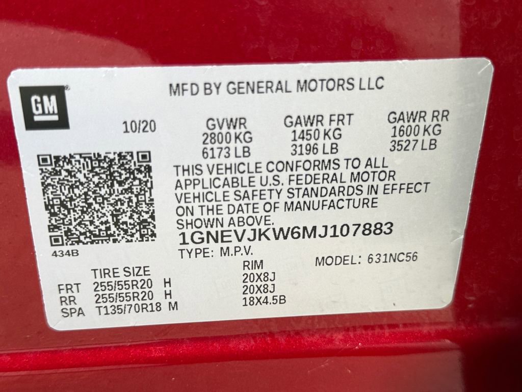 Used 2021 Chevrolet Traverse RS image 31