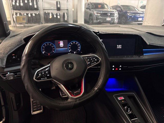 Certified 2022 Volkswagen GTI SE w/ Black Wheel Package FWD image 6