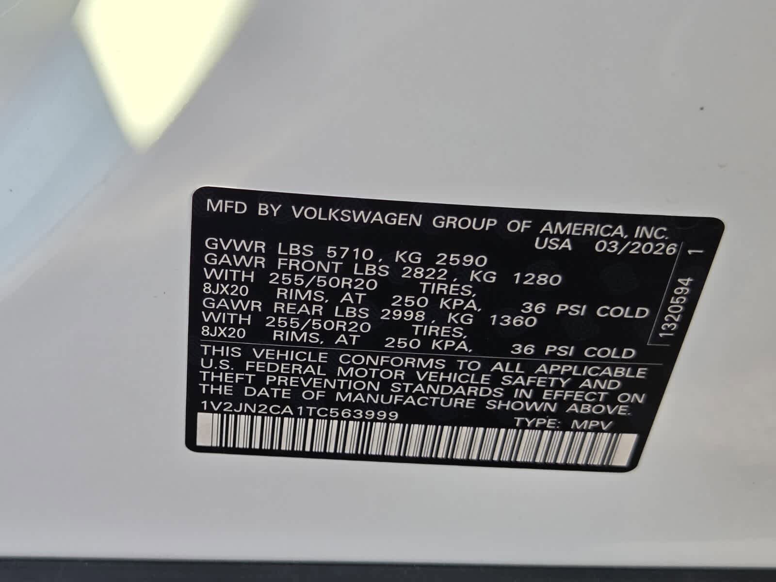 New 2026 Volkswagen Atlas SE FWD image 19