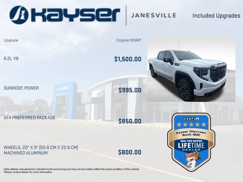 Certified 2023 GMC Sierra 1500 AT4 w/ AT4 Preferred Package image 2