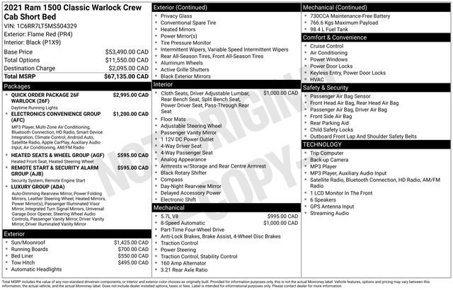 Used 2021 RAM 1500 Classic Warlock AWD/4WD image 32