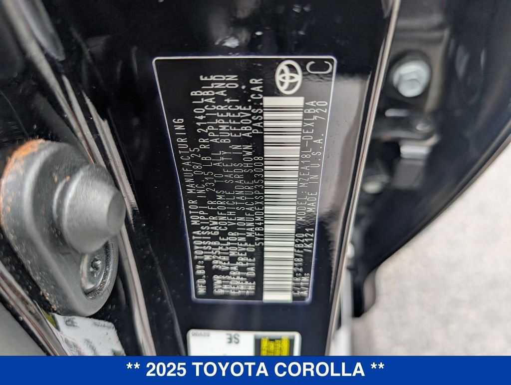 Used 2025 Toyota Corolla LE w/ LE Premium Package FWD image 33