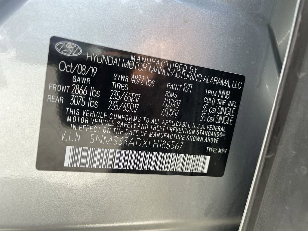 Used 2020 Hyundai Santa Fe SEL FWD image 35