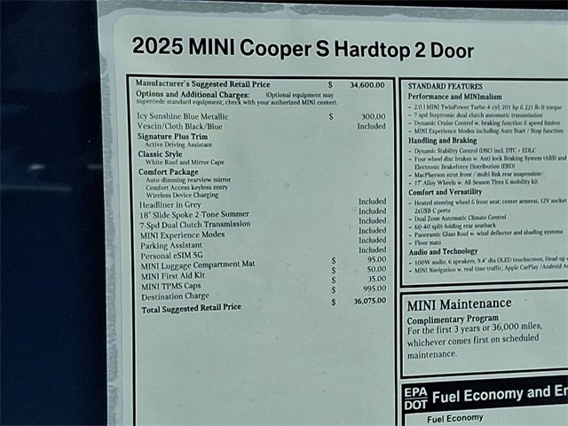 New 2025 MINI Cooper S image 22