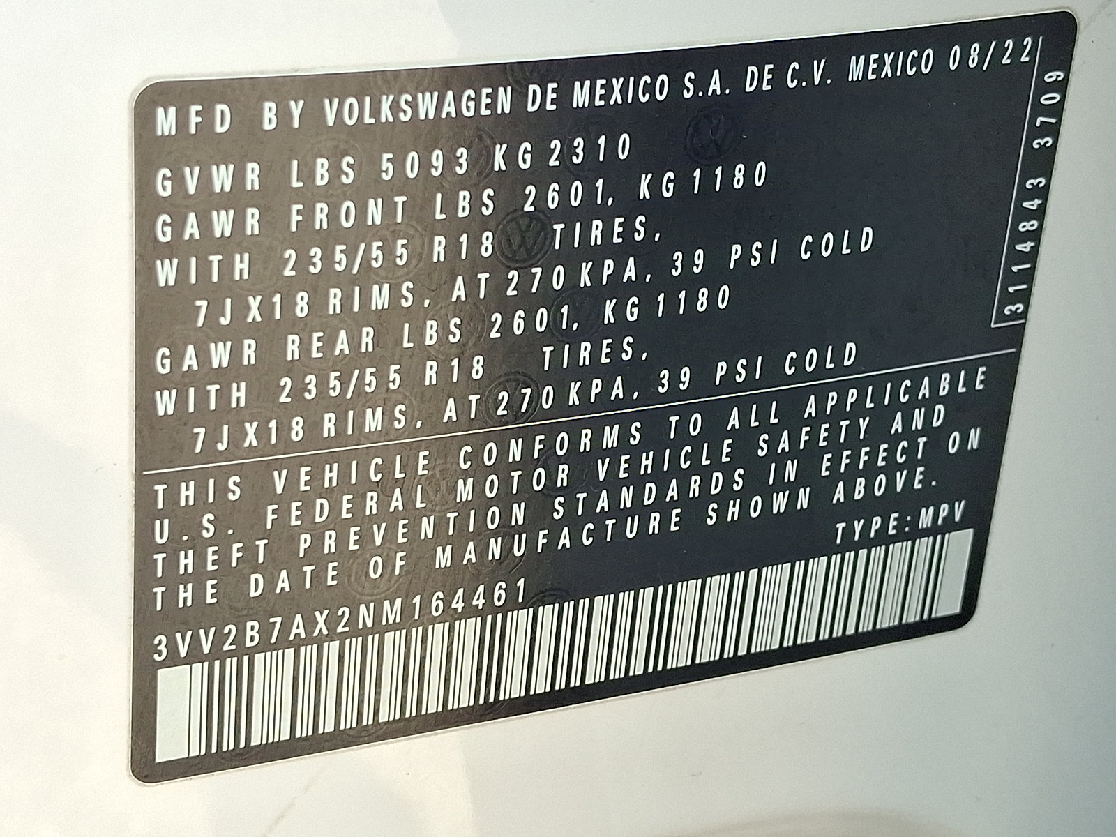 Used 2022 Volkswagen Tiguan SE AWD/4WD image 28