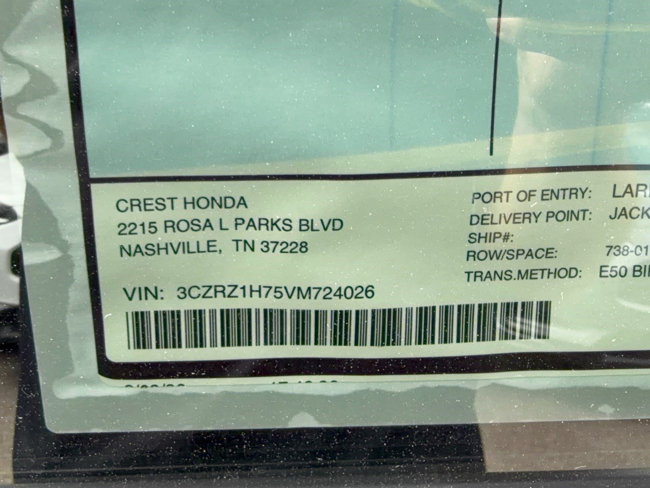 New 2027 Honda HR-V EX-L image 31