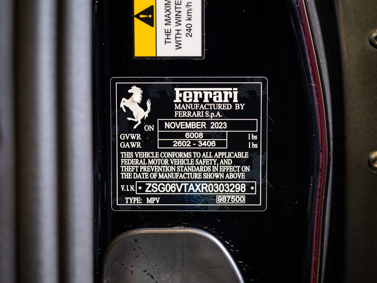 Certified 2024 Ferrari Purosangue AWD/4WD image 36