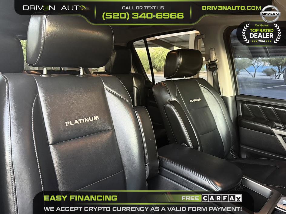 Used 2015 Nissan Armada Platinum w/ 2nd Row Captain Seat Package RWD image 15