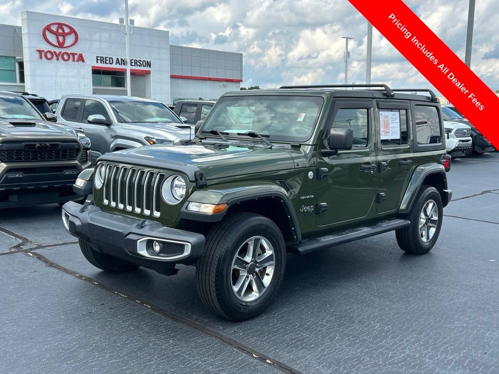 Used 2021 Jeep Wrangler Unlimited Sahara AWD/4WD image 1