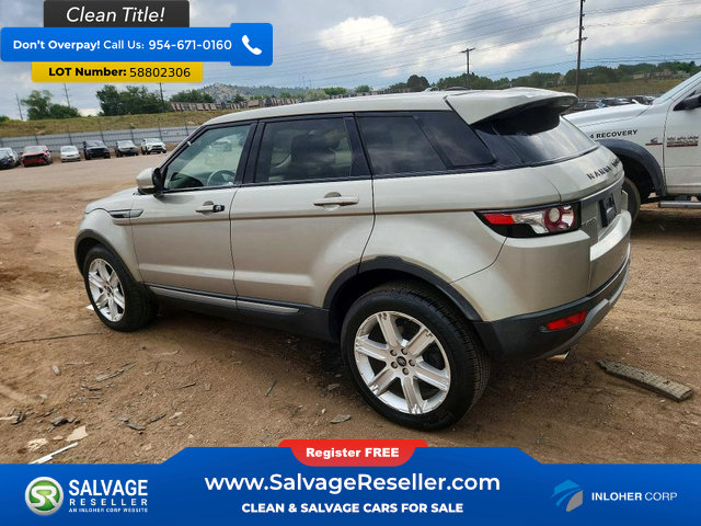 Used 2013 Land Rover Range Rover Evoque Pure AWD/4WD image 3