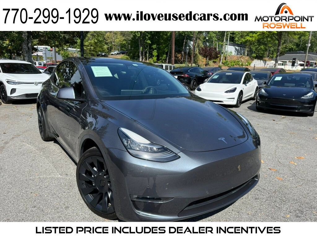 Used 2021 Tesla Model Y Long Range AWD/4WD image 1