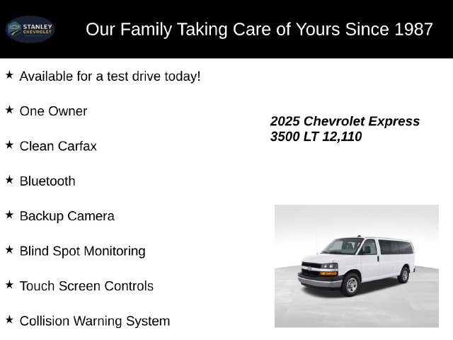 Used 2025 Chevrolet Express 3500 LT w/ LT Preferred Equipment Group RWD image 9