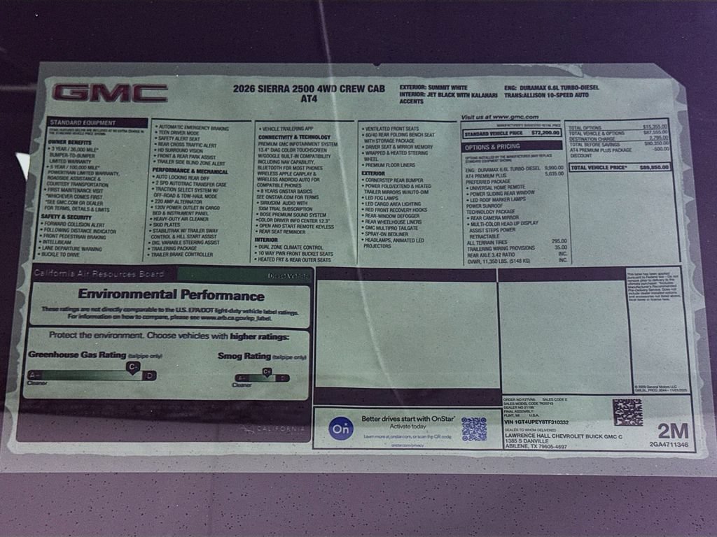 New 2026 GMC Sierra 2500 AT4 w/ AT4 Premium Plus Package AWD/4WD image 21