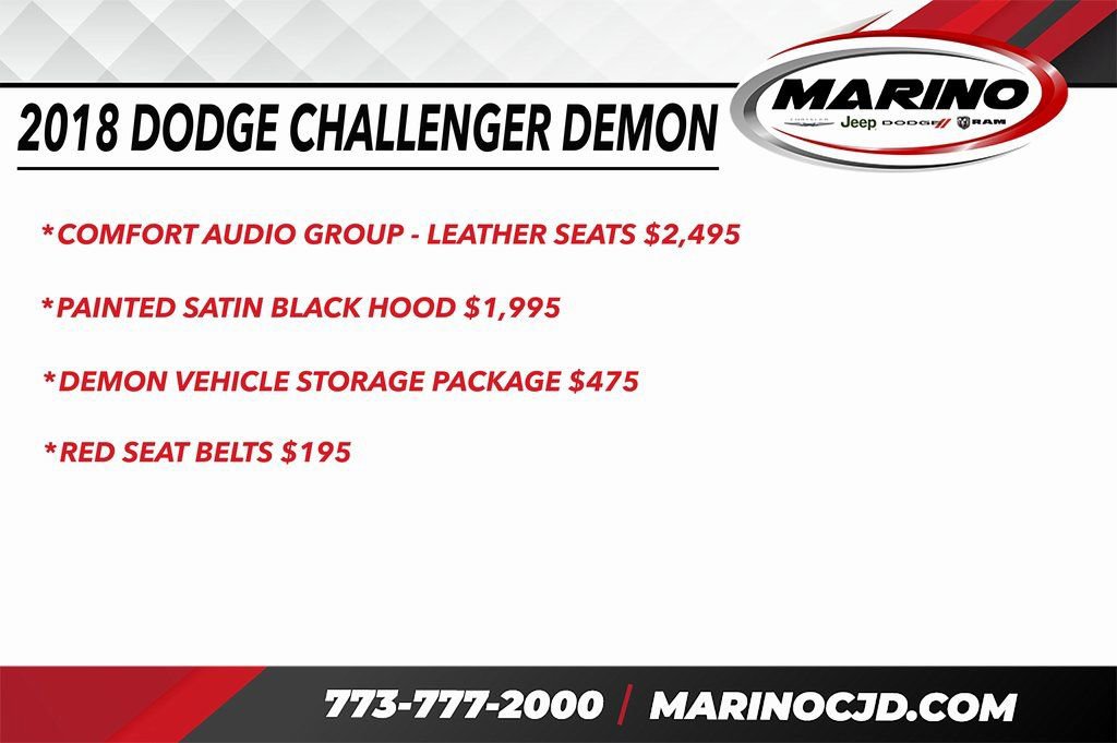 Used 2018 Dodge Challenger SRT Demon image 2