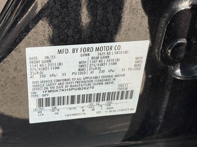 Certified 2023 Ford Explorer ST-Line w/ Class IV Trailer Tow Package RWD image 32