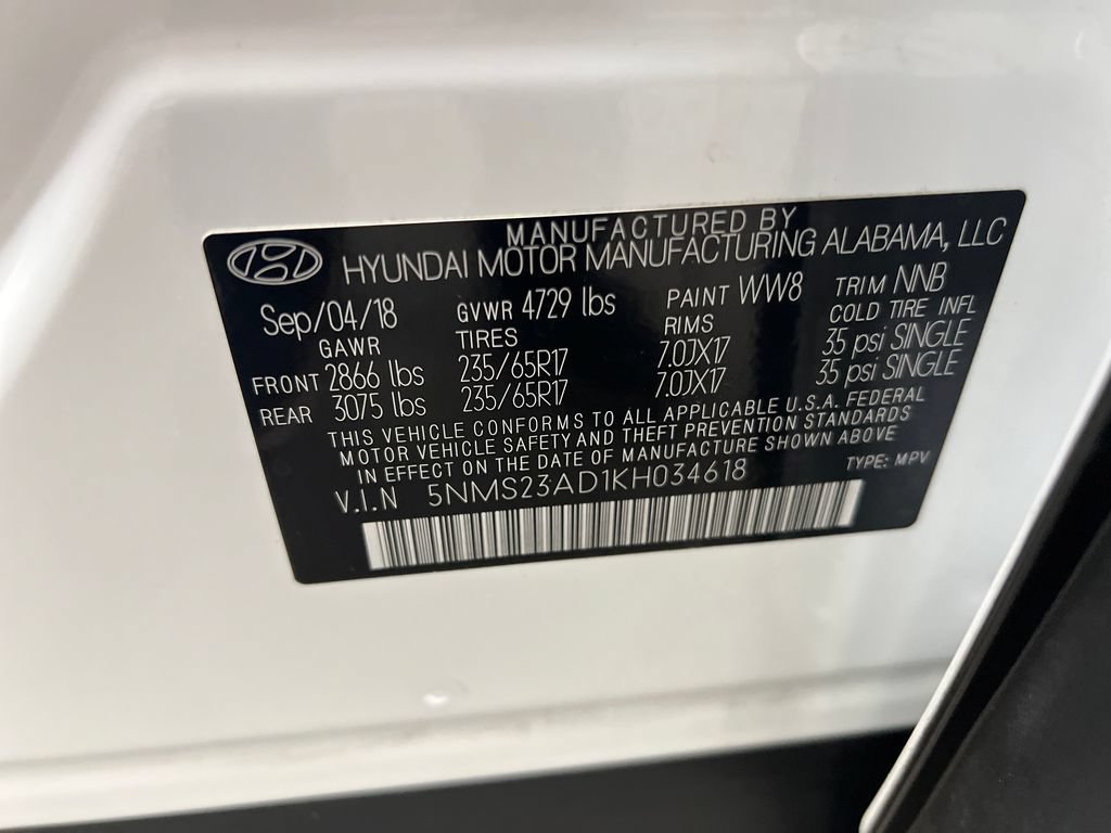 Used 2019 Hyundai Santa Fe SE FWD image 32